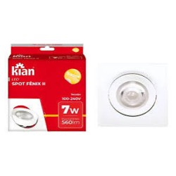 SPOT EMB. LED KIT RD. 7W...