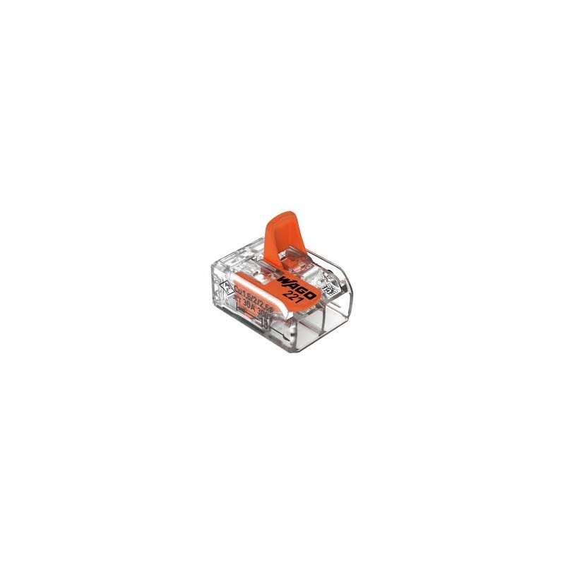 WAGO CONECTOR EMENDA 0,5 A 6MM (612) UNID.