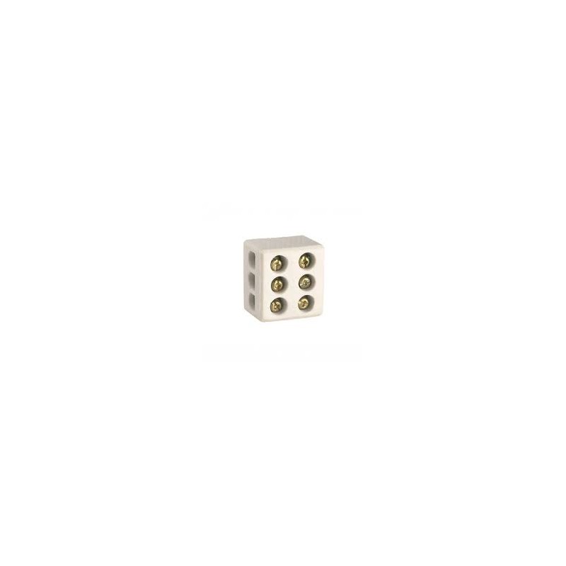 CONECTOR PORCELANA  L&C 3 X 10 MM