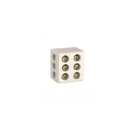 CONECTOR PORCELANA  L&C 3 X 10 MM