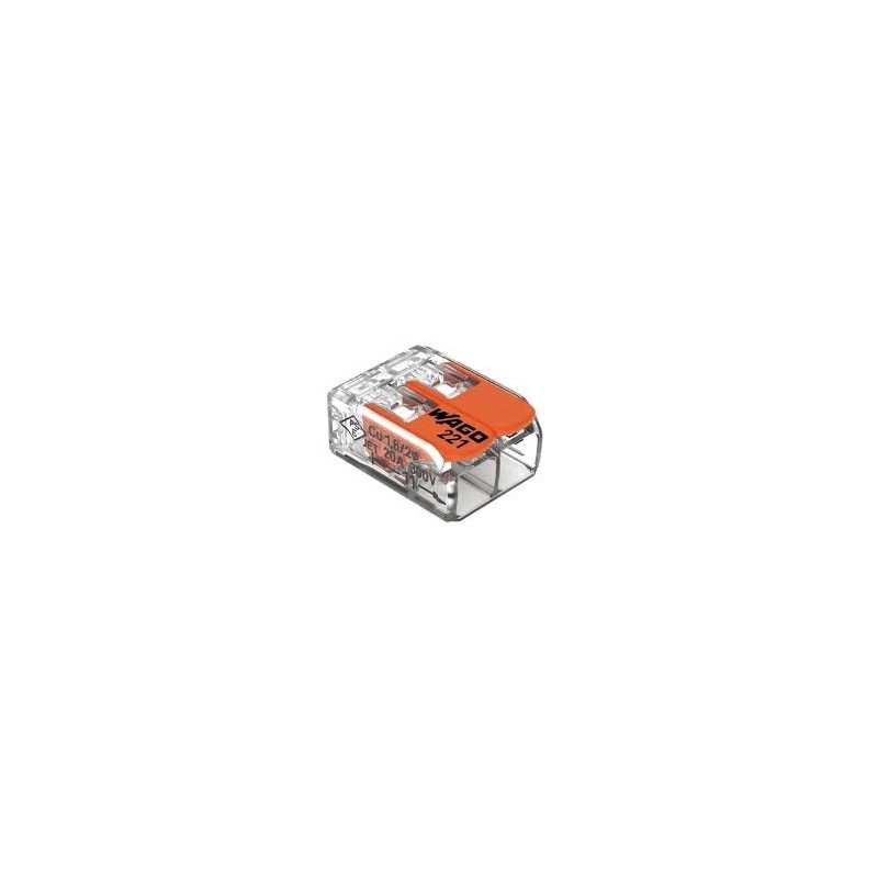 WAGO CONECTOR EMENDA 0,2 A 4MM (412) UNID.