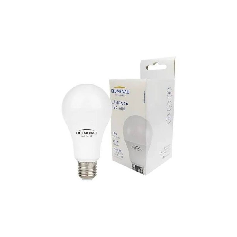LAMPADA LED  BULBO 15W BLUMENAU 6500K